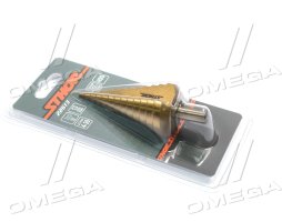 Сверло коническое титановое ступенчатое по металлу STHOR : O= 4-39 мм HSS 4241, [10/40](VOREL)