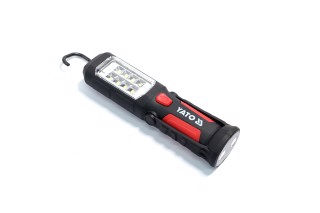 Ліхтар світлодіодний на батарейки 3Х АА, 8 + 1 діод , гак + магніт , 3 режими світла [50](YATO)