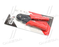 Кліщі для обтискання і зачистки проводів YATO, L= 175 мм, AWG 23-7; 0,25-10 мм? [10/40](YATO)