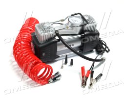 Компресор автомобільний 12 В, 250 Вт, тиск- 1 МПа, 60л/хв, шланг- 5м, кабель- 3 м(YATO)