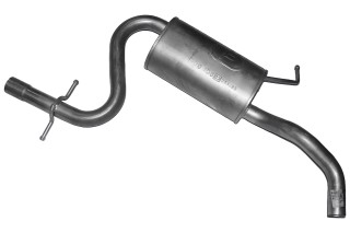 Глушник центр. VOLKSWAGEN TOURAN 1.6 (2003-07) (вир-во POLMOSTROW)