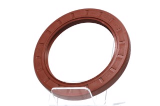 Сальник вала колінчастого КАМАЗ Е2,Е3,УРАЛ 4320 праве обертання (двобортний,75х102х10, NBR)(DETALKA)