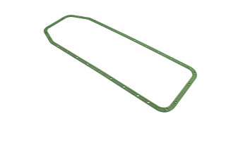 Прокладка картера масляного КАМАЗ Е1-Е3 АРМОВАНА (зелений ФТОРСИЛІКОН, 28 отворів)