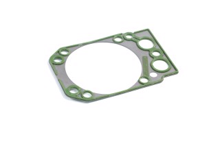 Прокладка головки блоку КАМАЗ Е2,Е3 АРМОВАНА з кільцями (МЕТАЛОФТОРСИЛІКОН) (DETALKA)