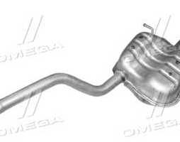Глушитель задн. (ое 1K5253609) SKODA OCTAVIA II 1.6 (пр-во Polmostrow)