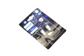 Лампа світлодіодна LED Ultinon Pro3100  W5W 0.74W, 12V, w2.1x9.5d, 6500K компл. (вир-во Philips)