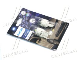 Лампа світлодіодна LED WHITE W21/5W Ultinon Pro3100 12V 2.4/0.48W W3x16q (вир-во Philips)