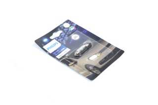 Лампа світлодіодна LED FESTOON С5W Ultinon Pro3100 12V 0,6W SV8.5 (38 мм) (вир-во Philips)