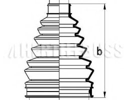 Пильовик ШРКШа MITSUBISHI (вир-во Jakoparts)