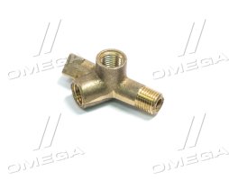 Штуцер датчиків тиску олії ГАЗ, МТЗ (трійник латунний)