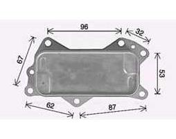 Радіатор масляний JEEP GRAND CHEROKEE (2010) 3.6 VVT (Ava)