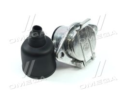 Розетка для прицепа ПС 326 ЕВРО КАМАЗ,МАЗ,Сельхозтехника,Грузовые Иномарки (24В,алюминий) (DETALKA)