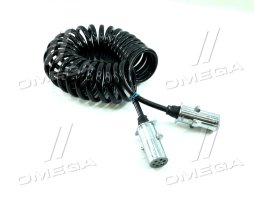 Кабель електричний напівпричепа КАМАЗ,МАЗ,Сільгосптехніка,Іномарки з вилками ПС-326 L=7 м (DETALKA)