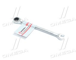 Ключ комбінований з тріскачкою 8мм Cr-V; PROF DIN3113(INTERTOOL)