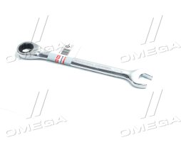 Ключ комбінований з тріскачкою 15мм Cr-V; PROF DIN3113(INTERTOOL)