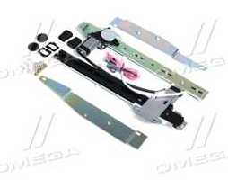 Склопідйомник ВАЗ 2105, 2107 електричний рейковий (передні двері) (компл.) (DECARO)