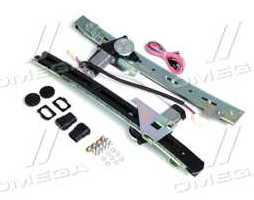 Склопідйомник ВАЗ 2109, 21099, 2115 електричний рейковий (передні двері) (компл.) (DECARO)