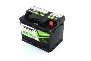 Акумулятор 60Ah-12v DECARO AGM Start-Stop (242х175х190), R, EN680