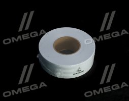 Стрічка світловідбивна (наклейка) рулон 50М*55ММ біла (TEMPEST)