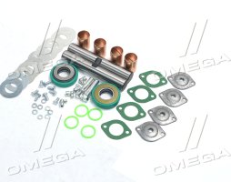 Шкворень у комплекті ГАЗ 3302 Р0 (D=25 мм)(втулки латунь Л90, РТІ NBR, повний на а/м) (DETALKA)