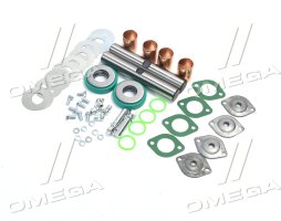 Шкворень у комплекті ГАЗ 3302 Р1 (D=25.1 мм)(втулки латунь Л90, РТІ NBR, повний на а/м) (DETALKA)