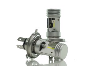 Лампа світлодіодна LED H4 Cool White 6500К 12V (комплект 2 шт.) (вир-во Neolux)