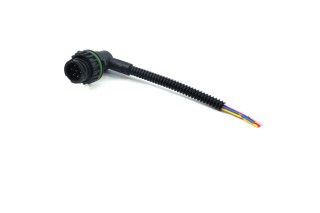 Штекер (розетка) электрический AMP 7PIN байонет фонаря 7-секционного (DECARO)