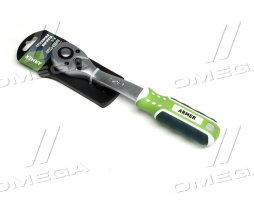 Тріскачка вигнута з храповим та швидкознімним механізмами, квадрат 1/2, 72 зуба <ARMER>