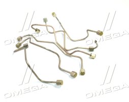 Трубки паливні ПНВТ ЯМЗ (комплект 6шт) (вир-во TVA)