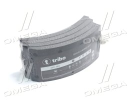 Накладка торм. ПАЗ 3205 сверл. R1 (с закл.) (пр-во Трибо)