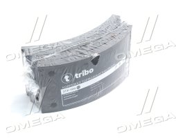 Накладка гальм. ПАЗ 3205 свердл. R2 (з закл.) (вир-во Трібо)