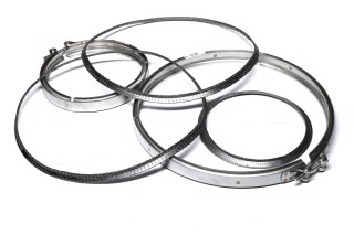 Комплект хомутов и прокладок трубы глушителя Man Euro 6 (пр-во Dinex)