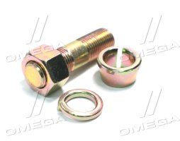 Шпилька півосі заднього мосту КамАЗ М16х35 (з гайкою та втулкою 5320-2403072) (вир-во TVA)