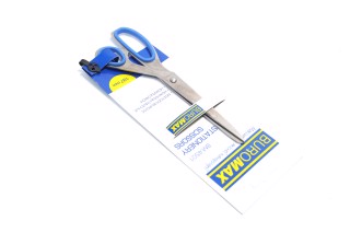 Ножиці 20 см, суцільнометалеві, гумові вставки, на блістері, Buromax