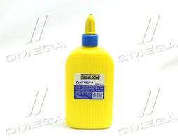 Клей ПВА 200мл, супер-колпачок, жолтая бутылка, Buromax