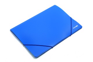 Папка пластиковая, А-4 на рез., ассорти, Economix