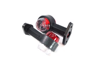 Фонарь габаритный прямой 12см. (под лампочку) L+R (цена за шт) (TEMPEST)