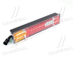 Ліхтар ГАЗ 3302 задн. LED прав. (червона вставка) 12/24В <ДК>