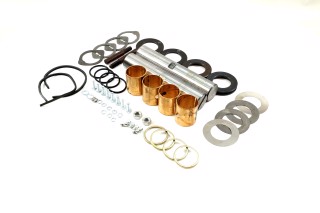 Шкворень в комплекте КАМАЗ Р1 (D=45.1) (к-кт на а/м, втулки латунь Л90) (DETALKA)