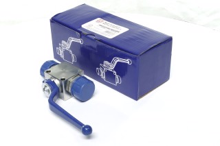 Кран гідравлічний кульовий 2-х ходовий S32-S32 (М27х1.5-М27х1.5) (Дорожня карта)