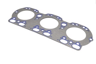 Прокладка головки блоку ЯМЗ-236НЕ, 236БЕ, 6562.10, 6563.10 та мод. (синій силікон, метал) (TEMPEST)
