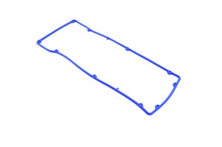 Прокладка крышки клапанов Газель, УАЗ дв.409 Euro-4 (10 отв. cиний силикон) (TEMPEST)