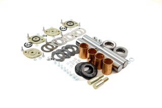 Шкворень у комплекті ГАЗ 53,3307 Р1(D=30.1) (підшипники ШАРИКОВІ, к-кт на а/м, втулка Л90) (DETALKA)