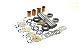 Шкворень у комплекті ГАЗ 53,3307 Р2(D=30.3) (підшипники ШАРИКОВІ, к-кт на а/м, втулка Л90) (DETALKA)