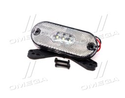 Фонарь габаритный 24V 3-LED Unipoint белый (TEMPEST)