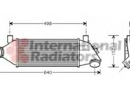 Інтеркулер TRANSIT6 20TD MT 00-06 (вир-во Van Wezel)