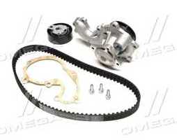 Комплект ременя ГРМ із водяним насосом (Вир-во INA)