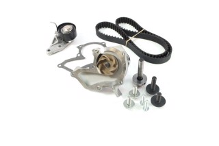 Комплект ременя ГРМ із водяним насосом (Вир-во INA)