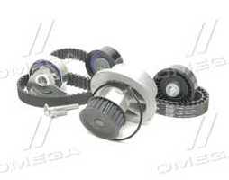 Комплект ременя ГРМ із водяним насосом (Вир-во Gates)