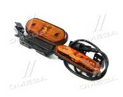 Фонарь габаритный  LED боковой 12/24V кабель L-500мм. оранжевый (TEMPEST)